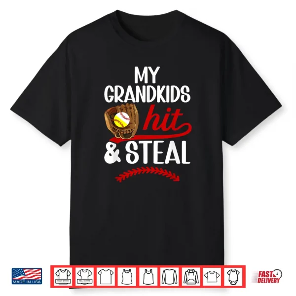 Softball Baseball Grandma Funny Baseball Softball Grandma Shirt