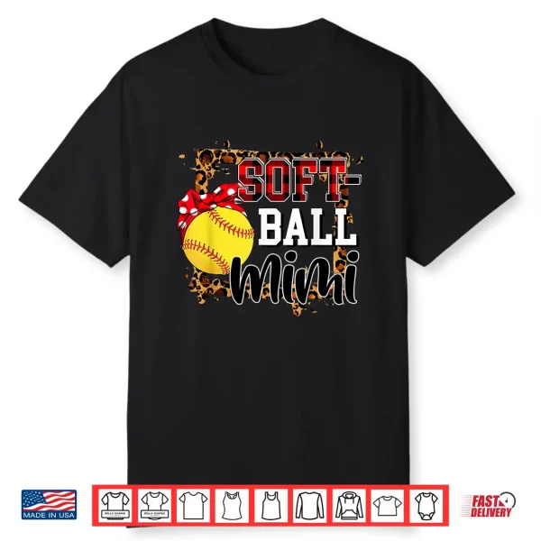 Softball Mimi Leopard Softball Mimi Shirt