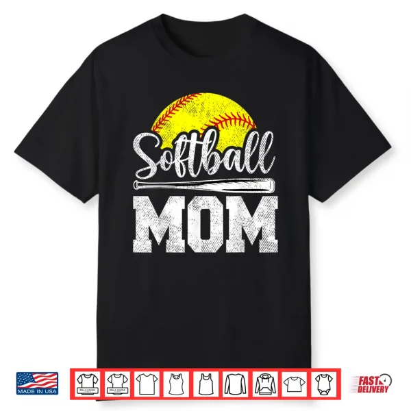 Softball Mom Softball Player Game Day Mother’S Day Gift Shirt