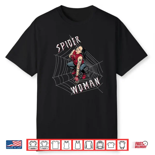 Spider Woman Funny Superhero T Spiderweb Shirt