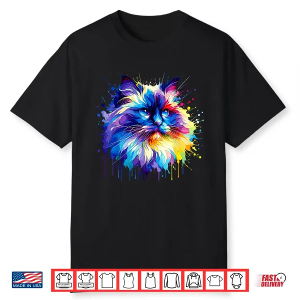Splash Art Ragdoll Cat Ragdolls Puppy Cats Shirt