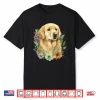 Spring Flower Golden Retriever Canine Lover Dog Owner Shirt