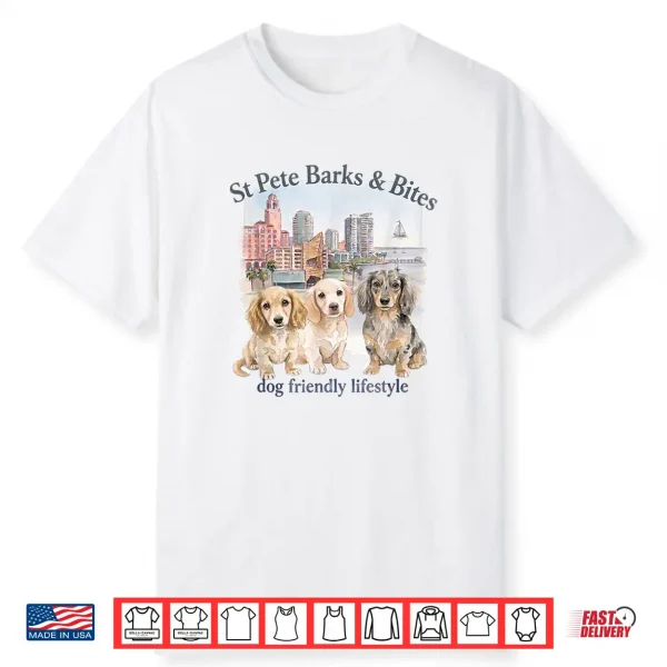 St Pete Barks & Bites Dachshunds Shirt