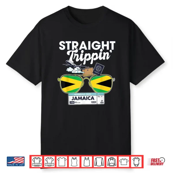 Straight Trippin’ Jamaica Vacation Tour Travel Trip Matching Shirt