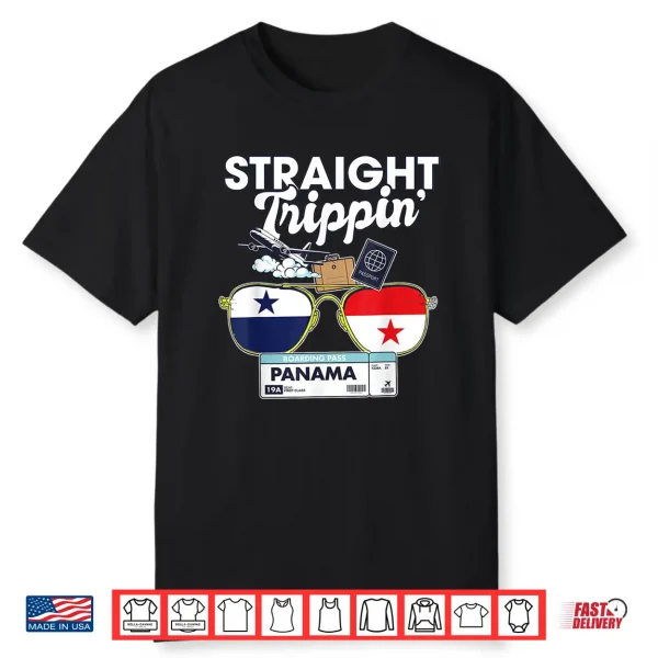 Straight Trippin’ Panama Vacation Tour Travel Trip Matching Shirt