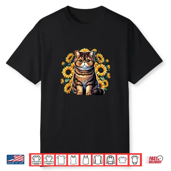 Sunflowers Exotic Shorthair Shorthaired Persian Shirt