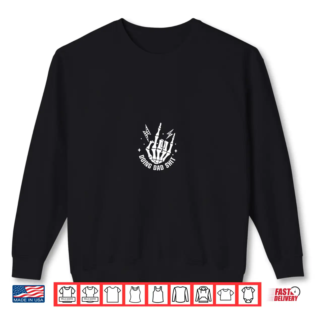 (2 Sided) Doing Dad Shit Funny Skeleton Toilet Shirt (2 Sided) Doing Dad Shit Funny Skeleton Toilet Shirt