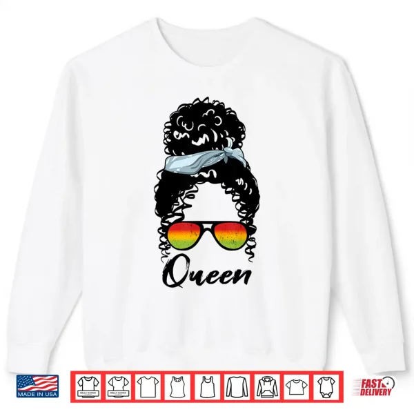 Sweatshirt African Pride Black Women Queen Black History Month Shirt