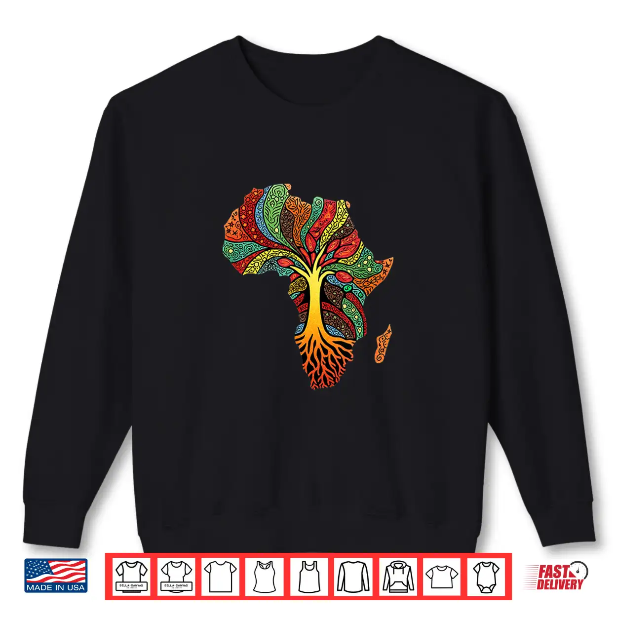 African Roots Art For Men Women Afrocentric African Map Shirt African Roots Art For Men Women Afrocentric African Map Shirt