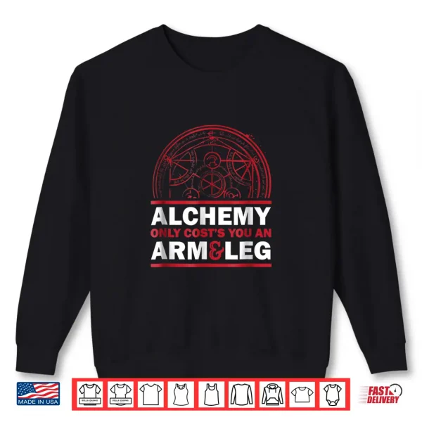 Sweatshirt Alchemist Anime T Shirt Otaku Weeaboo