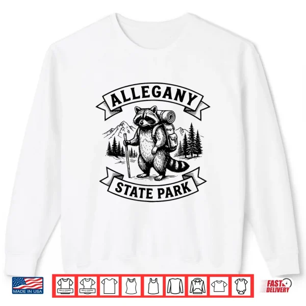 Sweatshirt Allegany Hiking Raccoon Backpacking Allegany State Park Shirt