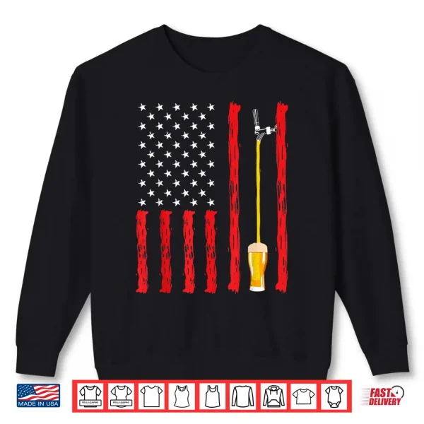 American Flag Craft Beer Brewery Design Shirt 2 Sweatshirt American Flag Craft Beer Brewery Design Shirt
