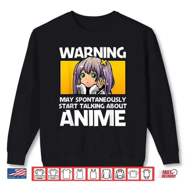 Sweatshirt Anime Art For Women Teen Girls Men Anime Merch Anime Lovers Shirt