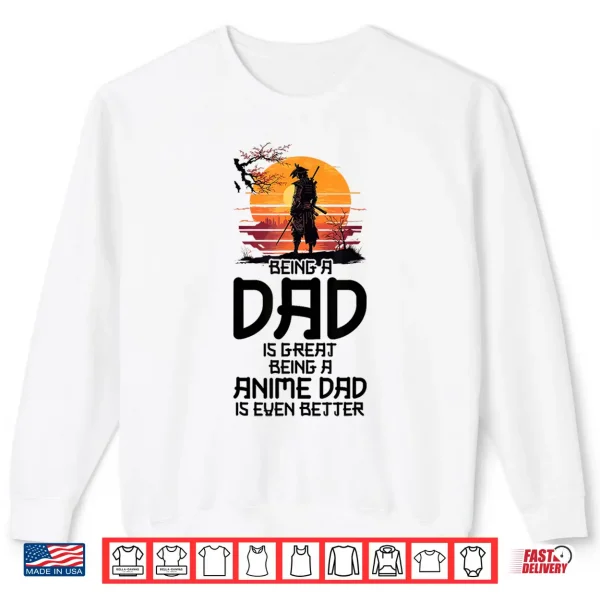 Sweatshirt Anime Dad Jokes Funny Fathers Day Anamae Otaku Manga Japan Shirt