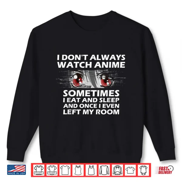 Sweatshirt Anime Gift For Teen Girls Women Boys Cute Anime Merch Lovers Shirt