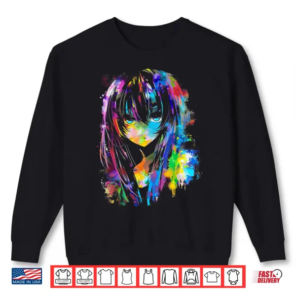 Sweatshirt Anime Manga Graphic Colorful Art Anime Shirt
