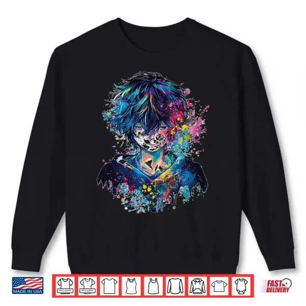 Sweatshirt Anime Manga Motif Drawing Artwork Anime Performance Shirt