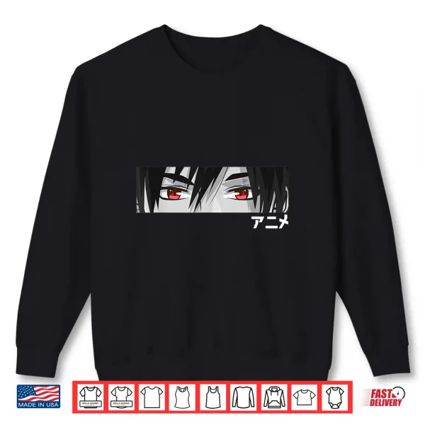 Sweatshirt Anime in Japanese Characters Kawaii Shirt