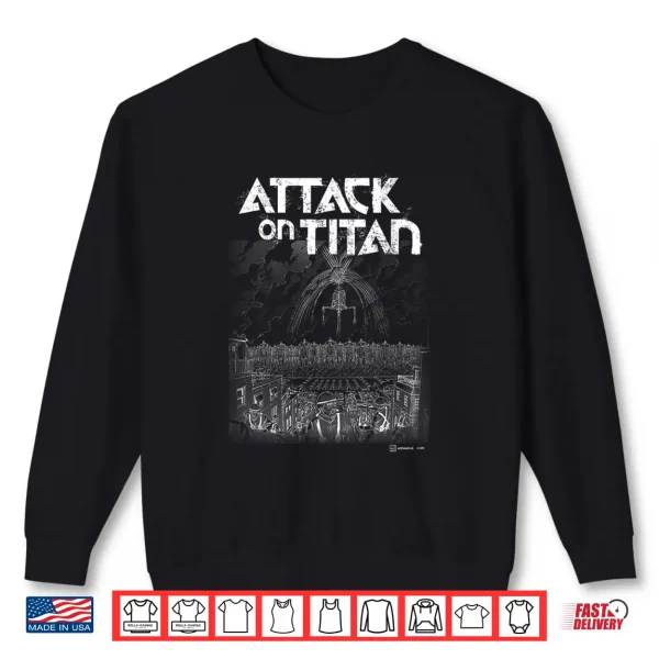 Sweatshirt Attack on Titan The Rumbling Big Epic Battle Manga Poster Shirt