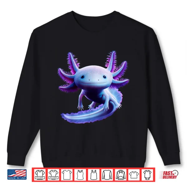 Sweatshirt Axolotl Anime Cute Axolotl Shirt