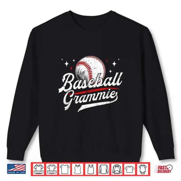 Sweatshirt Baseball Grammie Of A Baseball Player Grammie Shirt