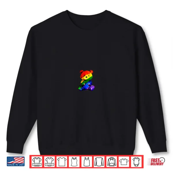 Sweatshirt Bear Lover Pride Month Proud Husbear Rainbow Gay Pride LGBT Shirt