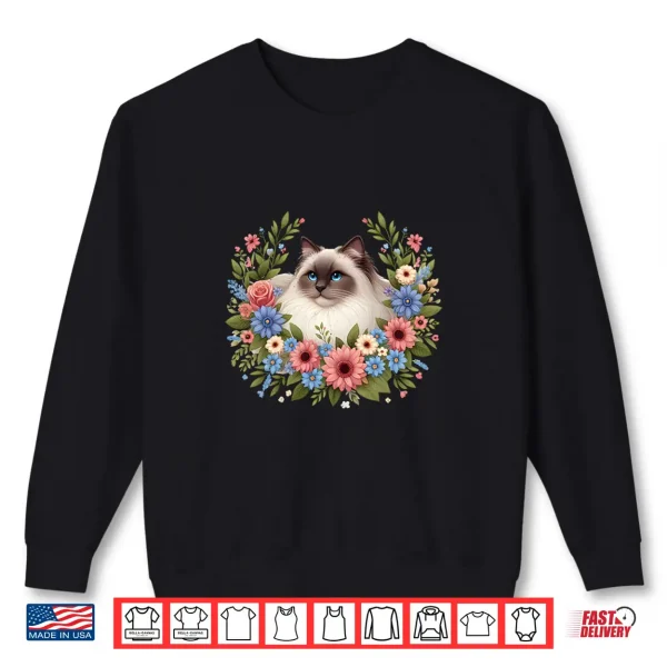 Sweatshirt Beautiful Ragdoll Cat Shirt