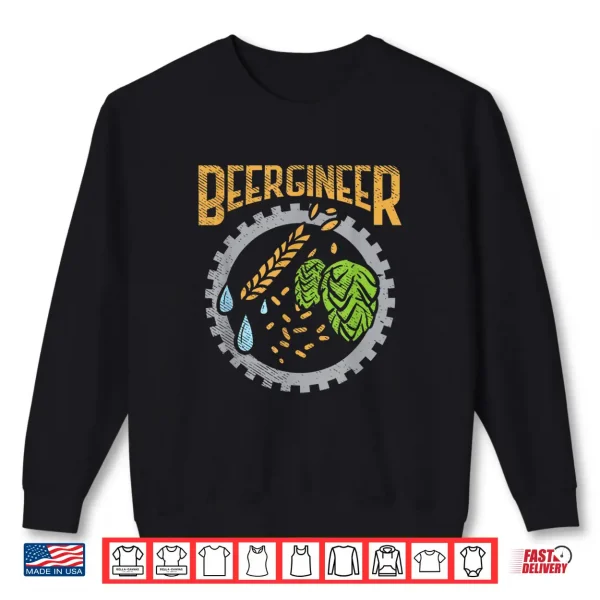 Beergineer Craft Beer Hops Homebrew Beer Brewing Shirt 2 Sweatshirt Beergineer Craft Beer Hops Homebrew Beer Brewing Shirt