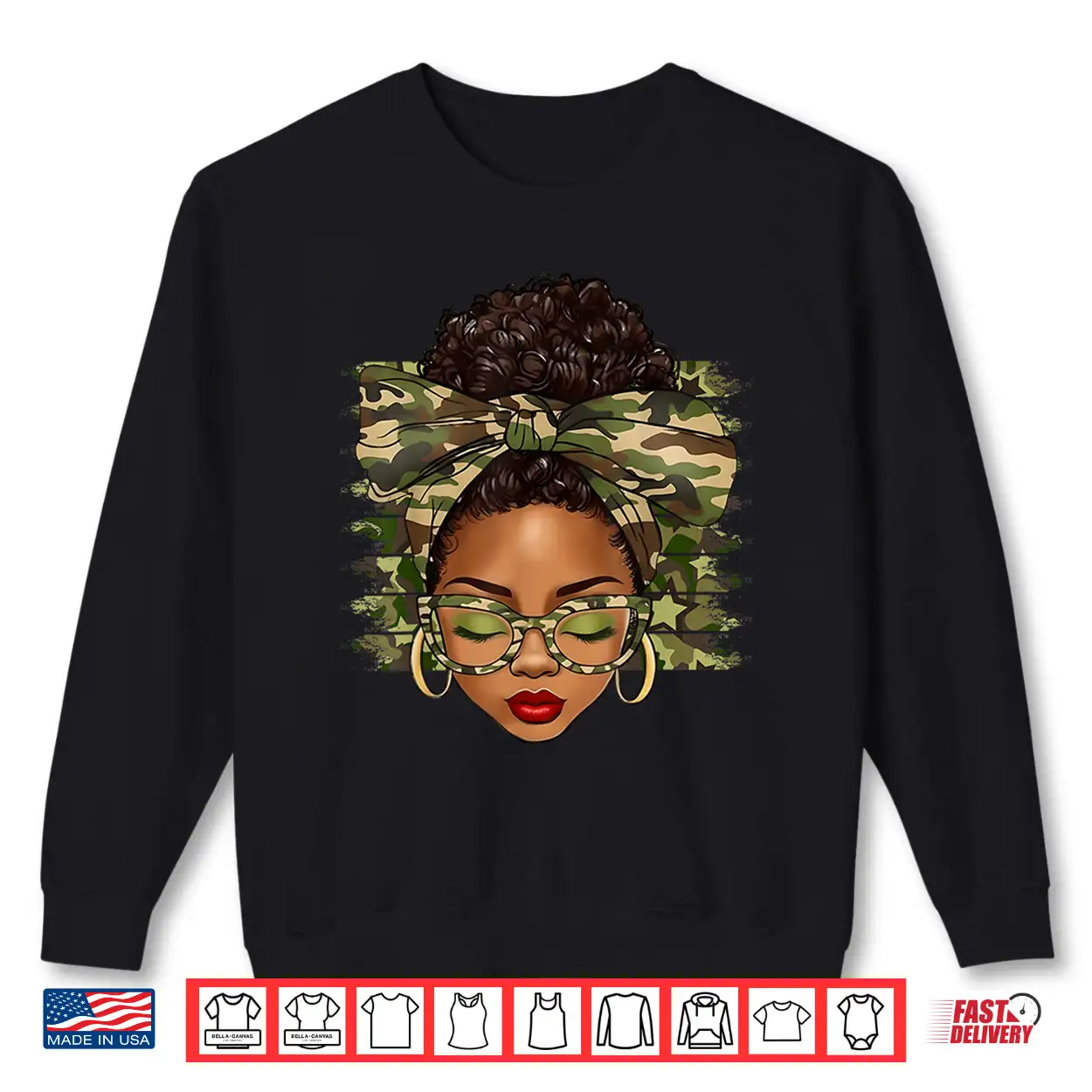 Black History Month Afro Black Women Camo African Pride Shirt Black History Month Afro Black Women Camo African Pride Shirt