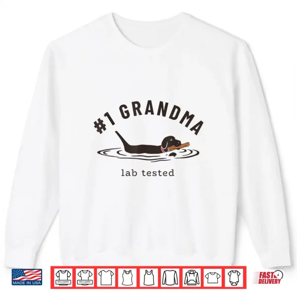 Sweatshirt Black Lab 1 Grandma Labrador Retriever Owner Mothers Day Shirt