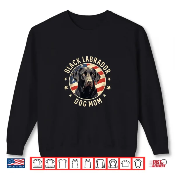 Sweatshirt Black Lab Gifts Women Black Labrador Retriever Dog Mom Shirt