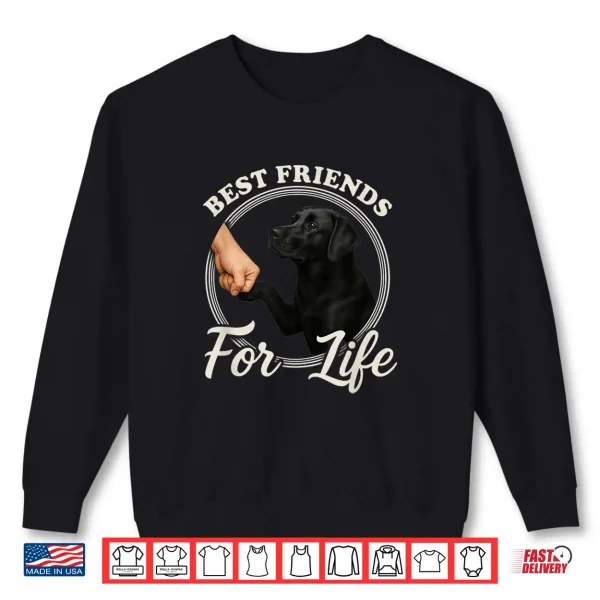Sweatshirt Black Labrador Dog Lover Design Beautiful Black Lab Shirt