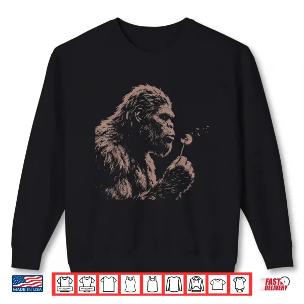 Sweatshirt Blowing Dandelion Vintage Art Shirt