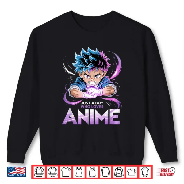 Sweatshirt Boys Anime Shirt