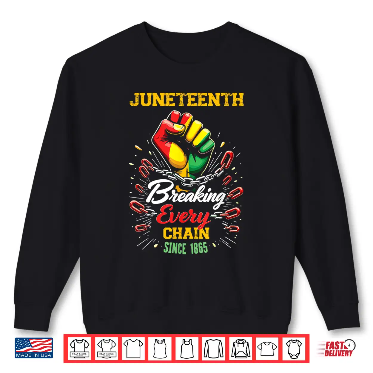 Breaking Every Chain Since 1865 Women Men Juneteenth Freedom Shirt Breaking Every Chain Since 1865 Women Men Juneteenth Freedom Shirt