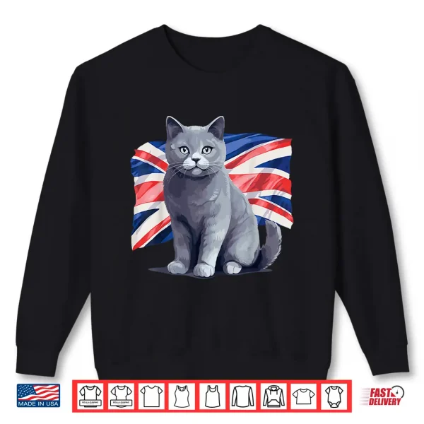 Sweatshirt British Shorthair Cat Breed Kitty British Blue Meow Kitten Shirt