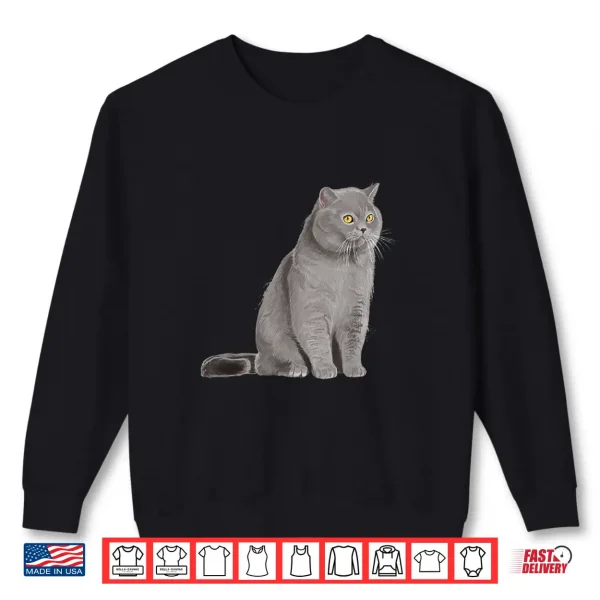 Sweatshirt British Shorthair Cat Shirt
