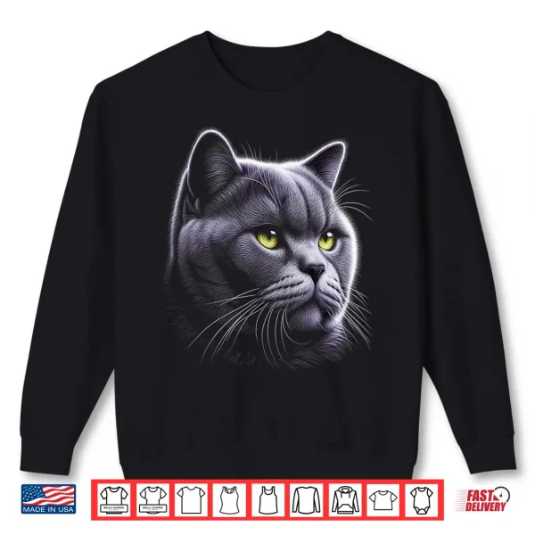 Sweatshirt British Shorthair cat Mom Dad Men Women Shirt