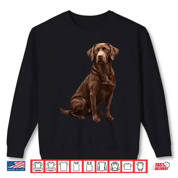Sweatshirt Brown Labrador Shirt