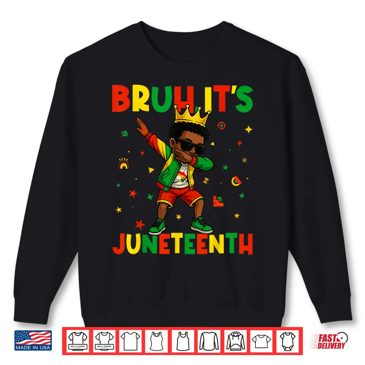 Bruh It’S Juneteenth Dabbing Boys Celebrating Black Freedom Shirt Bruh It’S Juneteenth Dabbing Boys Celebrating Black Freedom Shirt