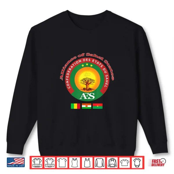 Sweatshirt Burkina Faso Mali and Niger Alliance of Sahel States Shirt