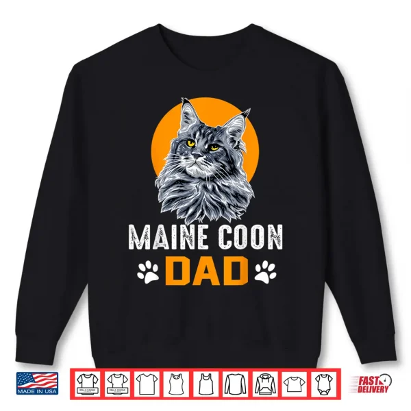 Sweatshirt CAT MAINE COON DAD MAINE COON Shirt