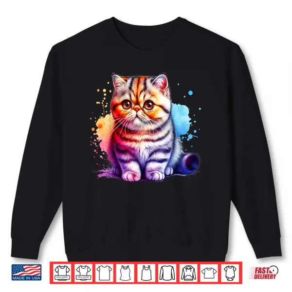 Sweatshirt Cat Exotic Shorthair Shirt