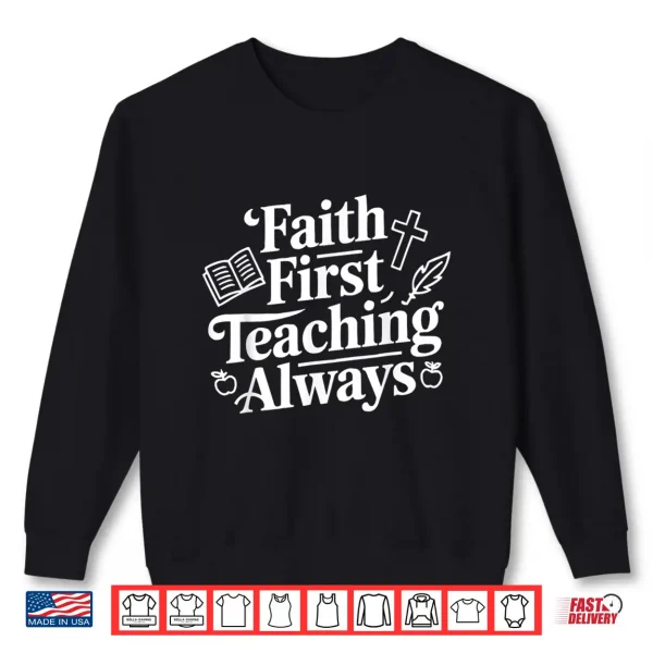 Sweatshirt Christian Teacher Religion I Love Teaching Jesus Christ Shirt