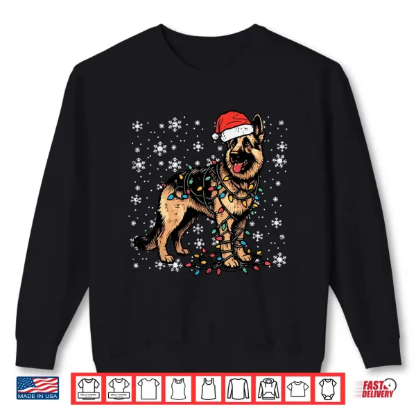 Sweatshirt Christmas German Shepherd Xmas Police K Nine Dog Shirt
