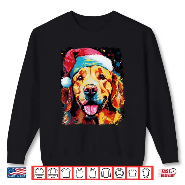 Sweatshirt Christmas Golden Retriever Shirt