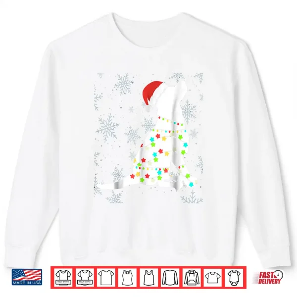 Sweatshirt Christmas Lights Labrador Retriever T Shirt Dog Lover Gift