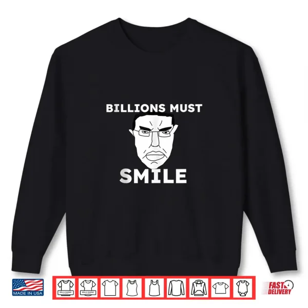 Chud Chudjak Billions Must Smile Brainrot Wojak Meme Shirt 2 Sweatshirt Chud Chudjak Billions Must Smile Brainrot Wojak Meme Shirt