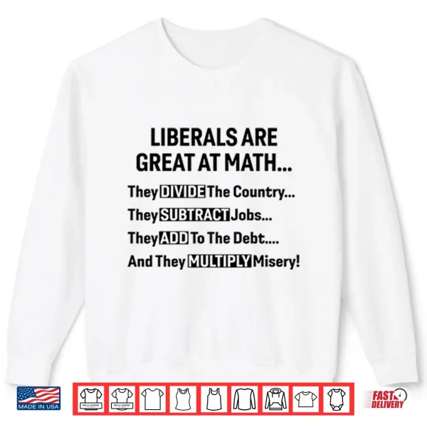 Sweatshirt Civic Numeracy Political Statement Shirt