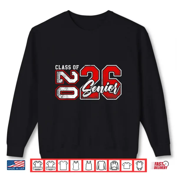 Sweatshirt Class Of 2026 Senior 2026 Graduation Senior Decoration Shirt